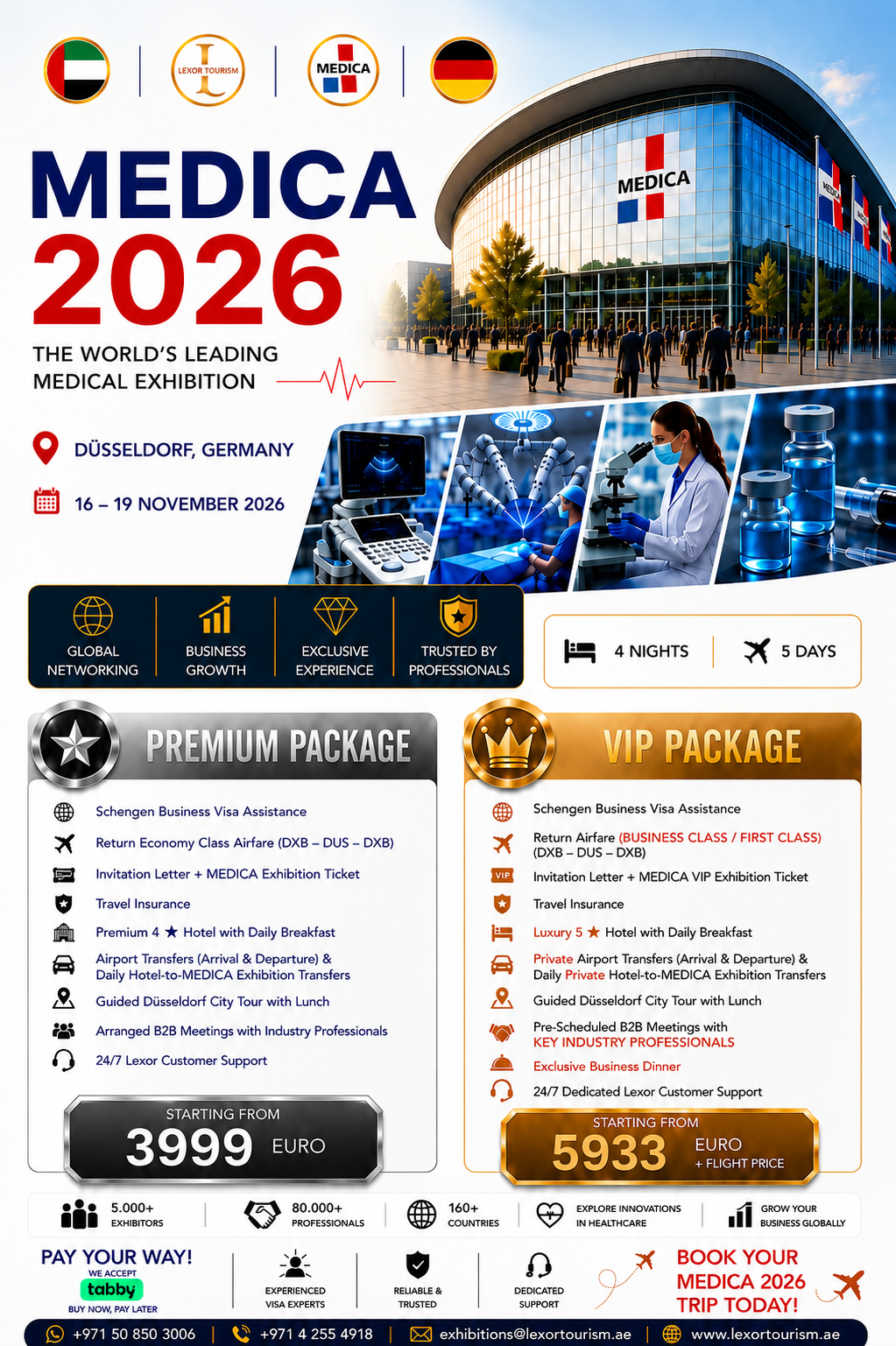 MEDICA 2026 Exhibition & Travel Packages
